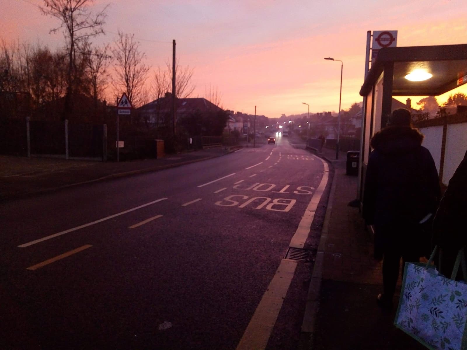 Bus Stop, Sunrise